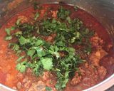 A picture of step 6 of Chicken curry made in the instant pot.