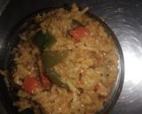 A picture of step 3 of Veg Pulao.