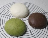 A picture of step 3 of Wonderful Gugelhupf Tri-Colored Marble Bread.