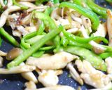 A picture of step 5 of Chicken and Umeboshi, Japanese-style Chinjao Rossu.