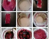 A picture of step 4 of Amy's Mini Berry Pudding Treats.