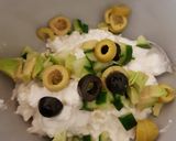 A picture of step 1 of Cottage cheese and pineapple jacket potatoes 😊.