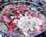 A picture of step 9 of Spinach & Prosciutto Bruschetta.