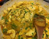A picture of step 5 of Vietnamese lemongrass and ginger chicken.