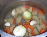A picture of step 2 of Watercress Soup.