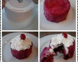 A picture of step 6 of Amy's Mini Berry Pudding Treats.