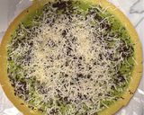 Foto langkah ke 5 dari resep Martabak Manis Pandan Cokelat Keju (Teflon)🍫🧀.