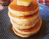 A picture of step 5 of Egg-free Fluffy Pancakes.
