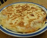 A picture of step 6 of Ham and Cheese Grilled Between Gyoza Skins.