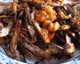 A picture of step 8 of Fragrant Tazukuri - Sweet-savory crunchy tiny sardines.