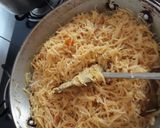 A picture of step 4 of Sevai upma.