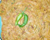 A picture of step 4 of Baysan ki roti.