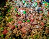 Foto del paso 3 de la receta: CAIGUA (pepino de agua), relleno con guiso de Carne Picada...!