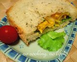A picture of step 5 of Deli-Style Kabocha Salad with Aromatic Cinnamon.