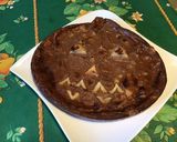 Une image de l'étape 15 de Flan d'Halloween au chocolat, poires et menthe.
