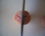 A picture of step 4 of Simple Flower-shaped Sausages.