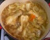 A picture of step 4 of Curry Consomme Soup with Chicken Wings and Cabbage.