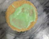 A picture of step 3 of 3 layer simple custard.