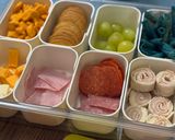 A picture of step 1 of Back to school snackle box.