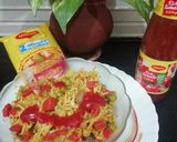 A picture of step 7 of Easy Pea-sy Masala Maggi.