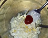 A picture of step 2 of Pinwheel cheese sandwich.