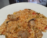 Foto del paso 6 de la receta: Arroz de montaña con butifarra y champiñones