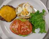Foto del paso 2 de la receta: Sándwich de hamburguesa casera a la parrilla con pan integral