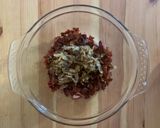 A picture of step 1 of Oven baked risotto with bacon and tomatoes.