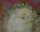A picture of step 4 of Rice pancakes.
