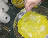 A picture of step 7 of Microwave Khandvi.