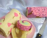 Foto langkah ke 10 dari resep Japanese Roll Cake (Steamed/Kukus) Lembut.