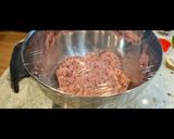 Foto del paso 3 de la receta: Albóndigas de carrillera ibérica en salsa de queso, berenjena y calabacín