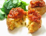 A picture of step 5 of "Crab" Cakes with Tuna and Cheese.
