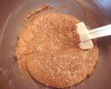 A picture of step 4 of Non-Egg Dairy-Free Chocolate Cake.