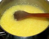A picture of step 1 of cornmeal pudding (papas carolo).