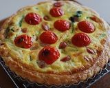 A picture of step 5 of Quiche with Frozen Puff Pastry.