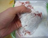 A picture of step 4 of Non-Deep Fried and Easy Tonkatsu Pork Cutlets.