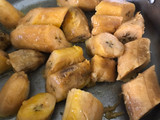 Plátanos al caldero (dulce de plátanos maduro)