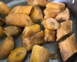 Foto del paso 1 de la receta: Plátanos al caldero (dulce de plátanos maduro)
