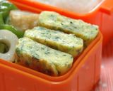 A picture of step 4 of Japanese Omelet with Green Nori Flakes and Baby Sardines✿.