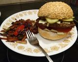 A picture of step 10 of Mr. Meaty Patty.