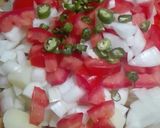 A picture of step 3 of Chaana Chaat.