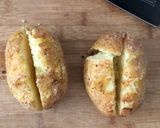 Foto del paso 5 de la receta: Patatas asadas rellenas de champiñones y espinacas