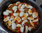 Foto del paso 4 de la receta: Huevos duros con bacon y tomate