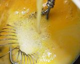 A picture of step 8 of Whole Kabocha Pudding Cake for Halloween.