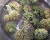 A picture of step 1 of Tandoori broccoli.