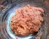 A picture of step 2 of Tender and Juicy Low-Cal Chinese Meatballs.
