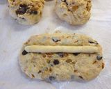 A picture of step 6 of Packed With Fruit! Stollen.