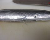 A picture of step 4 of "Boneless" Pacific Saury or Sardines in Sweet-Salty Sauce (Kanroni) Cooked in a Pressure Cooker.