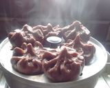 A picture of step 5 of Ragi Elu Modak/Finger Millet sesame seed modak.